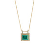 Necklace Copper Geometric Titanium Steel Electroplating