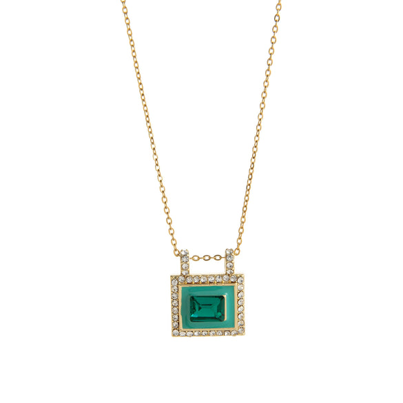 Necklace Copper Geometric Titanium Steel Electroplating