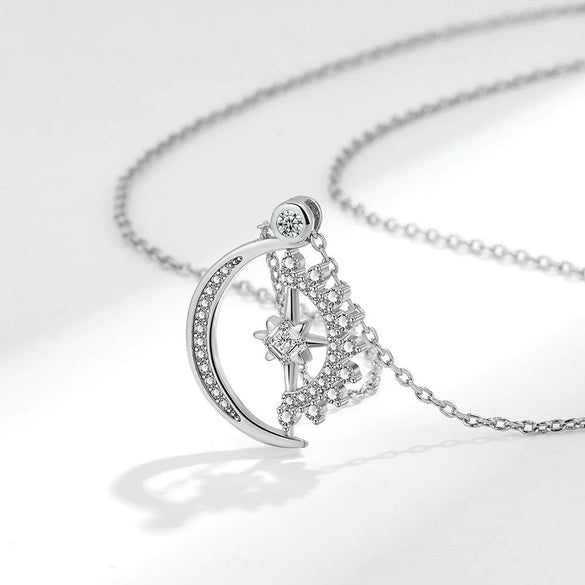 Necklace Copper Heart Rotatable Sweet Style