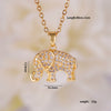 Necklace Copper Inlaid Mixed Gemstone Animal Zodiac Electroplated O Chain