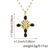 Necklace Copper Inlaid Zircon Geometric Style Diamond Jewelry