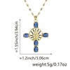 Necklace Copper Inlaid Zircon Geometric Style Diamond Jewelry