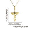Necklace Copper Inlaid Zircon Geometric Style Diamond Jewelry