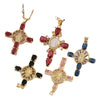 Necklace Copper Inlaid Zircon Geometric Style Diamond Jewelry