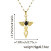 Necklace Copper Inlaid Zircon Geometric Style Diamond Jewelry