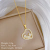Necklace Copper Microinlaid Animal Zodiac Cartoon Minimalist Stainless Steel For Women