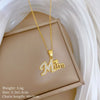 Necklace Copper Microinlaid Animal Zodiac Cartoon Minimalist Stainless Steel For Women