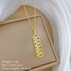 Necklace Copper Microinlaid Animal Zodiac Cartoon Minimalist Stainless Steel For Women