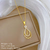 Necklace Copper Microinlaid Animal Zodiac Cartoon Minimalist Stainless Steel For Women