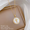 Necklace Copper Microinlaid Animal Zodiac Cartoon Minimalist Stainless Steel For Women