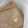 Necklace Copper Microinlaid Animal Zodiac Cartoon Minimalist Stainless Steel For Women