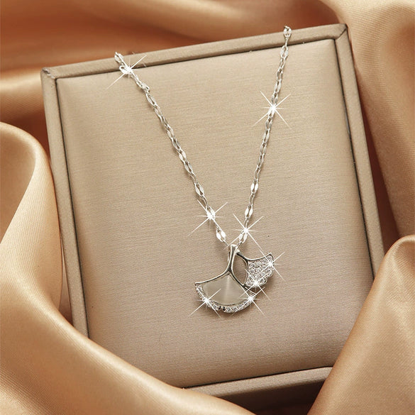 Necklace Copper Mixed Gem Inlay Constellation Doll Crown Heart Fruit Flowers Bow Insects Cartoon Characters Leaves Wave Rhombus Ushape Star Electroplated For Women