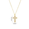 Necklace Copper Mixed Gem Inlay Geometric Cross Electroplating