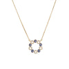 Necklace Copper Mixed Gem Inlay Geometric Style For Ladies