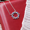 Necklace Copper Mixed Gem Inlay Geometric Style For Ladies