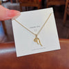 Necklace Copper Mixed Gemstone Geometric Zirconia Women's
