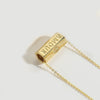 Necklace Copper Mixed Gemstone Setting Geometric Electroplating Simple Style For Women