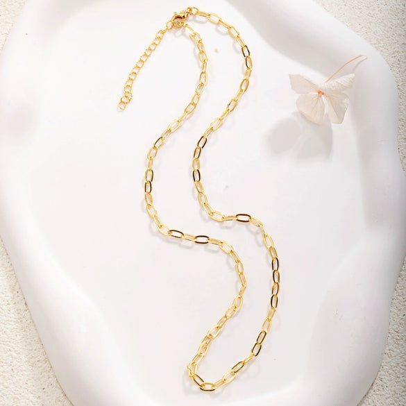 Necklace Copper Plated Artificial Crystal Heart Shape Geometric Sweet Style Electroplating For Women