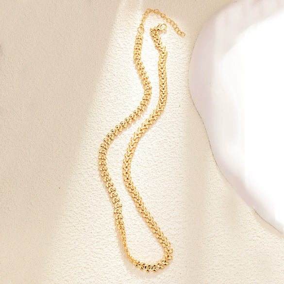 Necklace Copper Plated Artificial Crystal Heart Shape Geometric Sweet Style Electroplating For Women