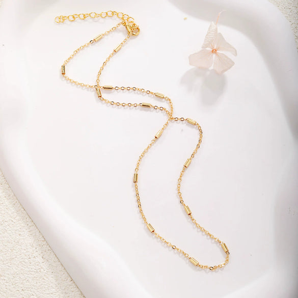 Necklace Copper Plated Artificial Crystal Heart Shape Geometric Sweet Style Electroplating For Women