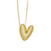 Necklace Copper Plated 18K Gold With Letter Pattern Box Chain Minimalist Style