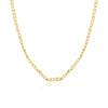 Necklace Copper Plated With Real Gold Minimalist Style Regular Chain