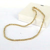 Necklace Copper Punk Geometric Mixed Gem Inlay Electroplating Water Wave Chain Women