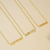 Necklace Copper Real Gold Electroplating O Word Chain Style For Women