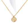 Necklace Copper Real Gold Plated Natural Twelve Constellation Animal Zodiac Style