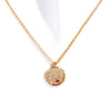 Necklace Copper Real Gold Plated Natural Twelve Constellation Animal Zodiac Style