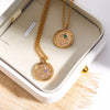 Necklace Copper Real Gold Plated Natural Twelve Constellation Animal Zodiac Style