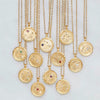 Necklace Copper Real Gold Plated Natural Twelve Constellation Animal Zodiac Style