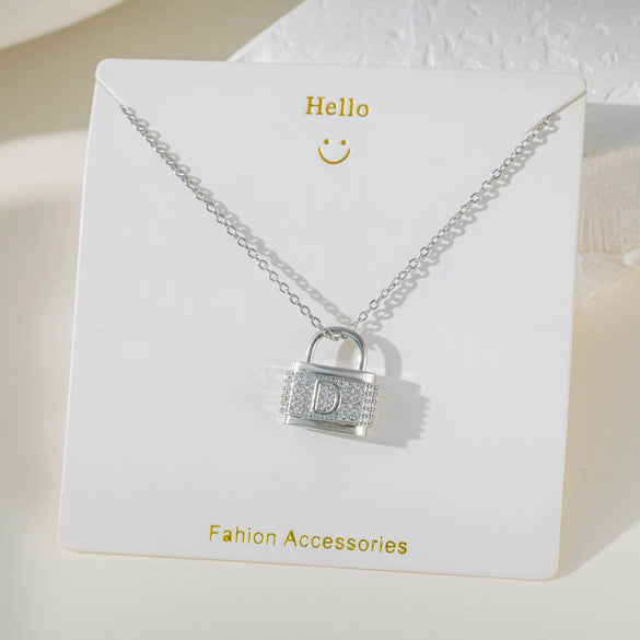 Necklace Copper Titanium Steel Star Heart Shape Bow Electroplating Women's Niche Light Luxury Pendant Accessories Clavicle Chain