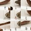 Necklace Copper Titanium Steel Star Heart Shape Bow Electroplating Women's Niche Light Luxury Pendant Accessories Clavicle Chain