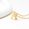 Necklace Copper Zinc Alloy Goldplated Letter Hiphop Jewelry Pendant Women