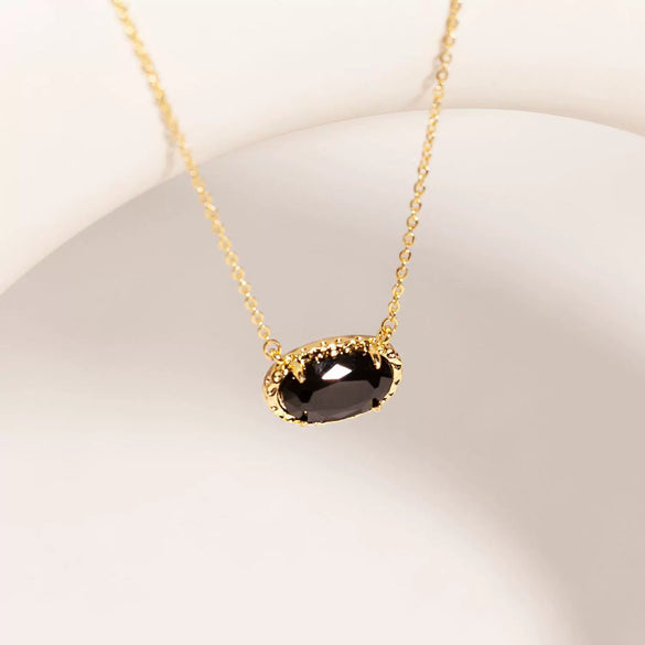 Necklace Copper Zircon Geometric Electroplating Fashion Niche Personality Jewelry