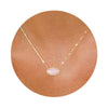 Necklace Copper Zircon Geometric Electroplating Fashion Niche Personality Jewelry