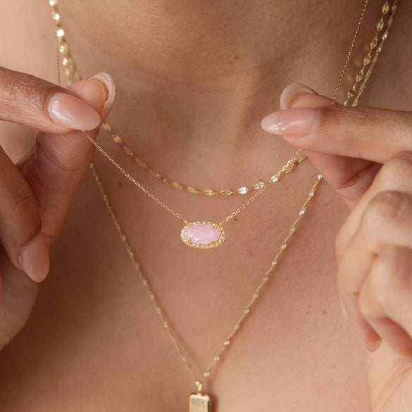 Necklace Copper Zircon Geometric Electroplating Fashion Niche Personality Jewelry