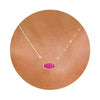 Necklace Copper Zircon Geometric Electroplating Fashion Niche Personality Jewelry