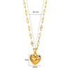 Necklace Copper Zircon Heart Shape Love Arrow Flower Pendant Fashion
