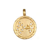 Necklace Copper Zircon Twelve Constellation Animal Zodiac Real Gold Plated