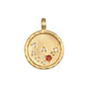 Necklace Copper Zircon Twelve Constellation Animal Zodiac Real Gold Plated