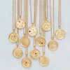 Necklace Copper Zircon Twelve Constellation Animal Zodiac Real Gold Plated