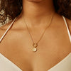 Necklace Copper Zircon Twelve Constellation Animal Zodiac Real Gold Plated