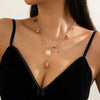 Necklace Copperclad Iron Chain Turquoise Crystal Alloy Geometric Pattern Electroplating Women's