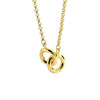 Necklace Doublering Goldplated Copper Geometric Cross Chain Electroplated Style Women's