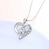 Necklace Elephant Zodiac Love Shaped Copper Mixed Gemstone Inlay Zirconia O Chain Women's