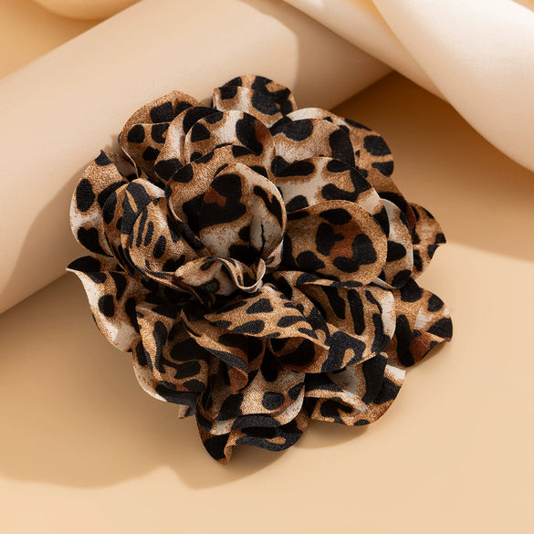 Necklace Fabric Leopard Flower Knot Women Fashion Design