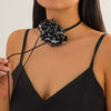 Necklace Fabric Leopard Flower Knot Women Fashion Design