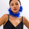 Necklace Feather Geometric Handmade Ribbon For Women